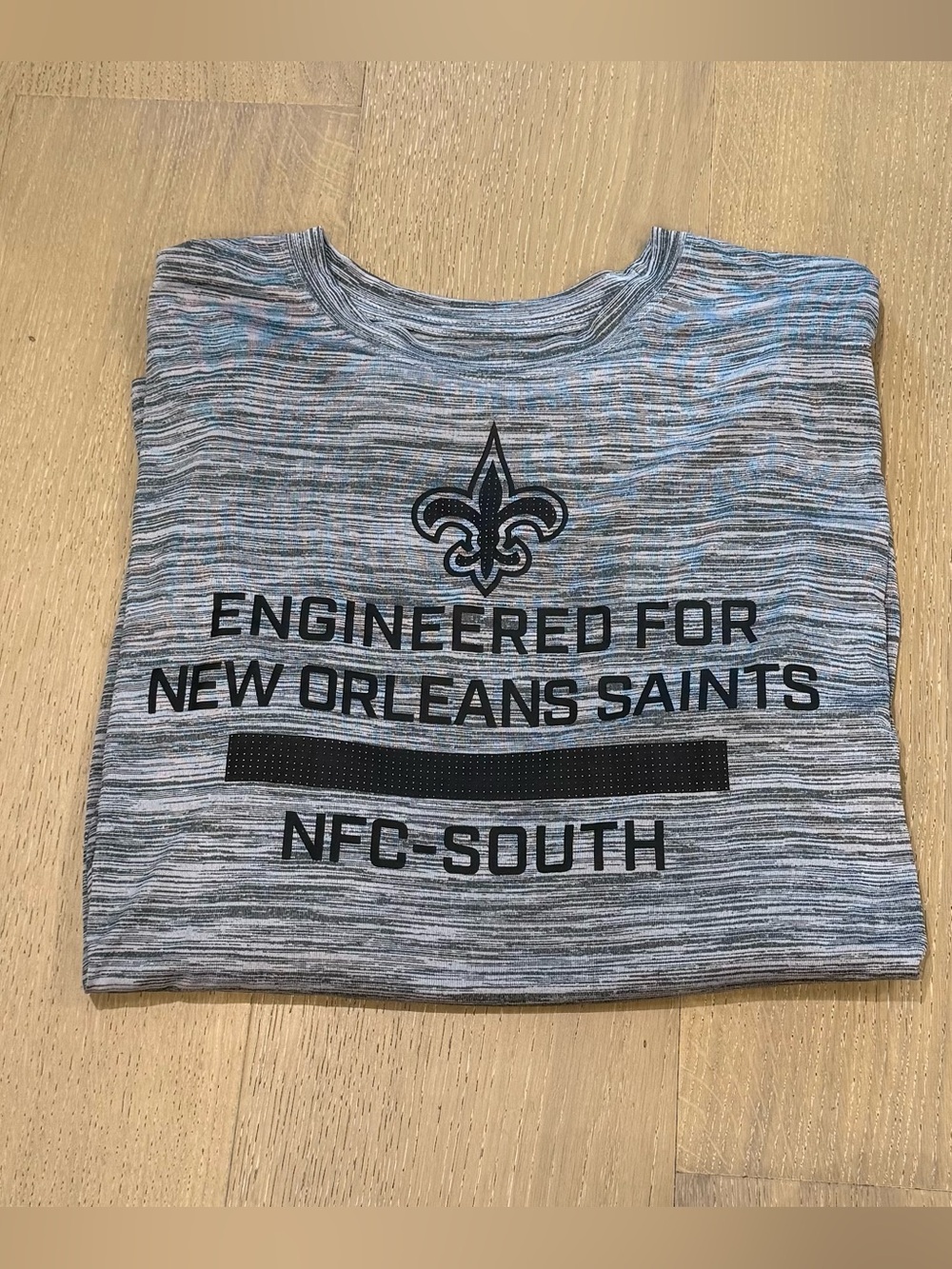 New Orleans Saints Grey Performance Tee